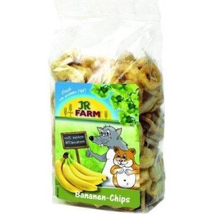 JR Farm knaagdier bananenchips 150 gram - konijnen snacks