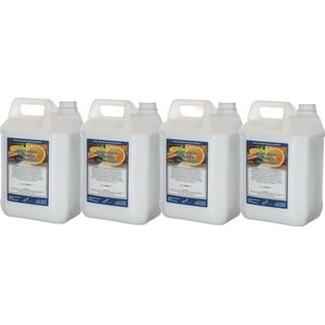Bodylotion Sweet Orange & Cedarwood 5 Liter - set van 4 stuks - navulling - Voordeelverpakking