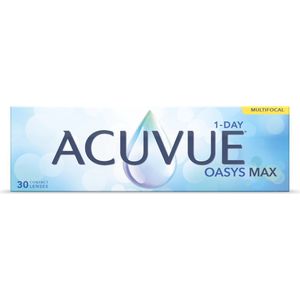 Acuvue - Oasys Max 1-Day Multifocal - Daglenzen - 90 Lenzen - Silicone Hydrogel Bifocale Sport
