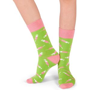 MedSocks - Spuitjes - Groen Roze