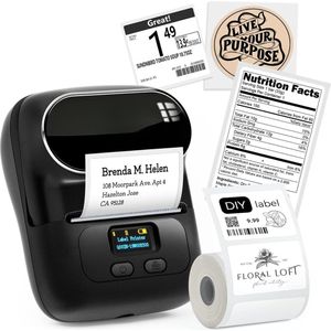 Solacis Sticker printer - Sticker maker - Mini printer - Sticker machine - Stickerprinter - Must have!