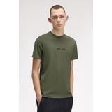 Fred Perry - T-Shirt - Groen - S (36)