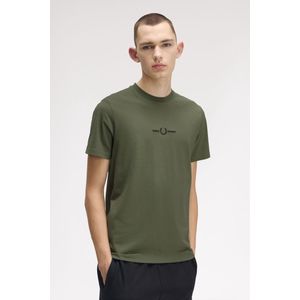 Fred Perry - T-Shirt - Groen - S (36)