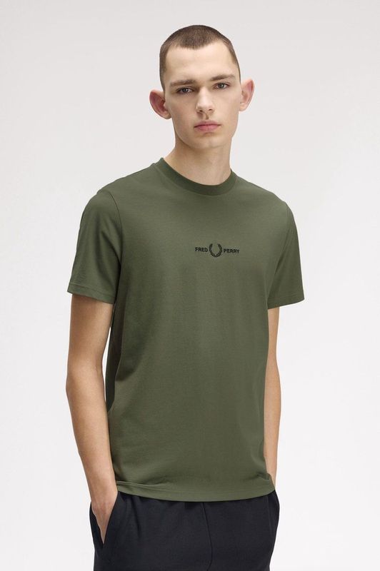 Fred Perry - T-Shirt - Groen - S (36)