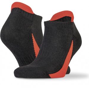 Spiro 3 pack Sneaker sokken Black/Red size L/XL