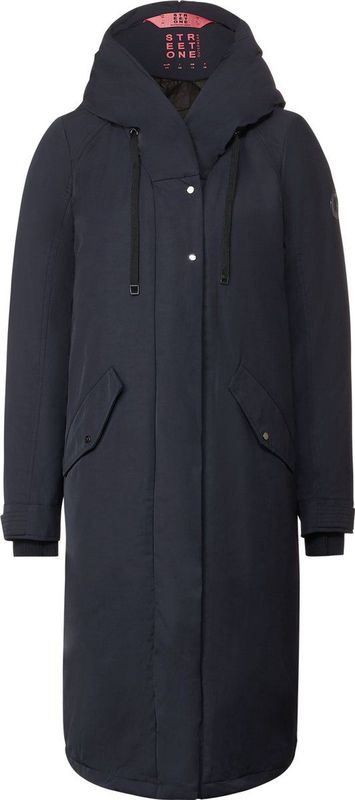 STREET ONE Dames A201863 Parka, Gravity Blue, 34, Gravity Blue, 34