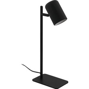 EGLO Ceppino Tafellamp - Bureaulamp - GU10 - 38 cm - Zwart/Wit