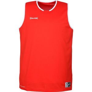 Spalding Move Tanktop Heren Basketbalshirt - Maat M  - Mannen - rood/wit