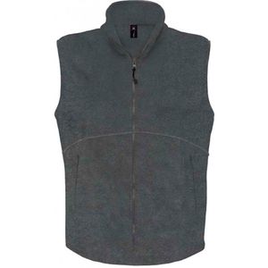 Bodywarmer Unisex XL B&C Mouwloos Charcoal 100% Polyester