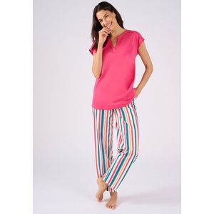 Damart - Pyjama T-shirt van puur katoen - Dames - Roze - 38-40 (S)