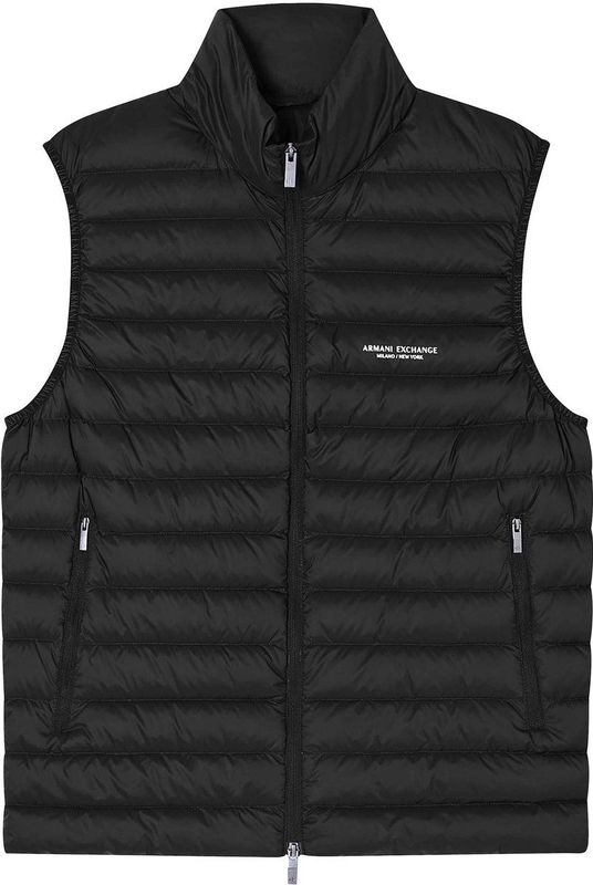 AIX Armani Exchange - XM001576AF16927UC001 - Gilet - Zwart - Dons - Casual - Polyamide