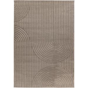 Flycarpets Justina Modern Japandi Stijl Voor Binnen & Buiten Vloerkleed - Grijs - 160x230 cm