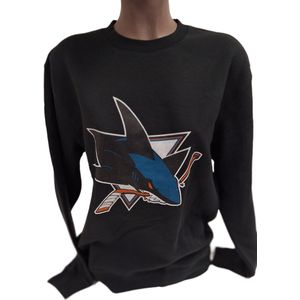 SAN JOSE SHARKS -SWEATER/HOOD-BLACK-S