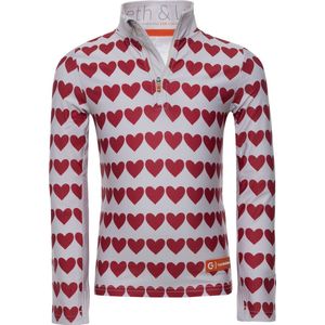 Gareth & Lucas Skipully The Fifty-Seven - Kinderen maat 104 - 100% Gerecycled Polyester - Midlayer Sportshirt - Wintersport