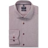 OLYMP - Luxor 24/Seven - Overhemd - Bordeauxrood - Modern Fit - Global Kent