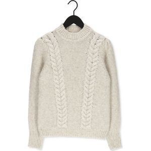 Levete Room Parvin 2 Pullover Truien & vesten Dames - Sweater - Hoodie - Vest- Ecru - Maat XL