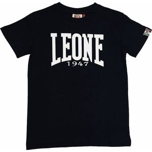 Leone Junior T-Shirt Navy Blauw Basic Extra Extra Small / 110