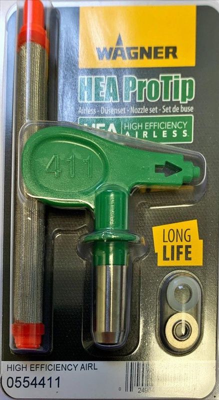 WAGNER - ProTip HEA - Spuittip - Groen - Voor Grondverven en Latex Verven - < 55% Minder Spuitnevel