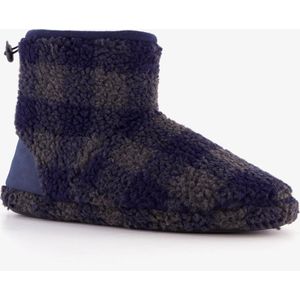 Thu!s teddy heren pantoffels blauw - Maat 40 - Sloffen