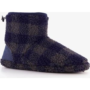 Thu!s teddy heren pantoffels blauw - Maat 46 - Sloffen