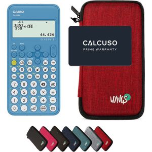 CALCUSO Basispakket rood met rekenmachine Casio FX-82NL