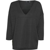 Vero Moda - Kanva Glitter Shirt - Zwart - T-shirt
