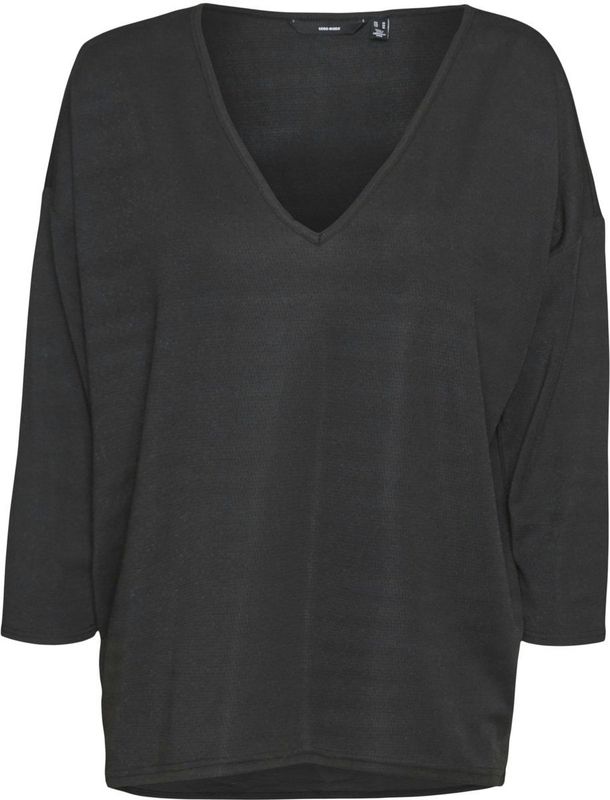 Vero Moda - Kanva Glitter Shirt - Zwart - T-shirt
