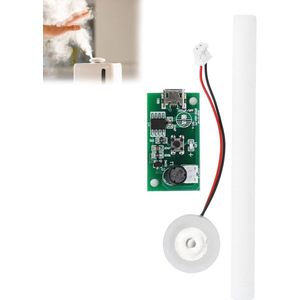 USB 5V Ultrasonic Atomizer Humidifier Atomizer Plate Circuit Board Kit Driver With Timer Humidifier Accessories, 740 Holes 5μM Misting Plate,