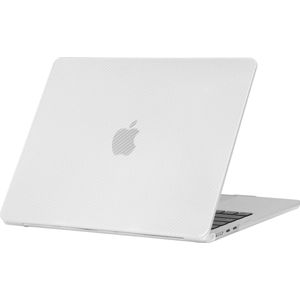 Mobigear Laptophoes geschikt voor Apple MacBook Air 15 Inch (2023-2025) Hoes Hardshell Laptopcover MacBook Case | Mobigear Carbon | Doorzichtig Hoesje MacBook Air 15 Inch (2023-2025) - Transparant - Model A2941 / A3114 / A3241