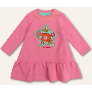 Oilily - Daffy sweat dress - Roze - 104/4yr