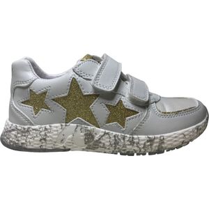 Naturino - Reagy - Mt 29 - velcro's gouden sterren sportieve sneakers - wit