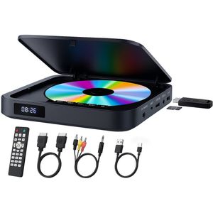 Mini DVD Speler met HDMI - 1080P Full HD - HDMI, RCA, USB en AUX Aansluiting