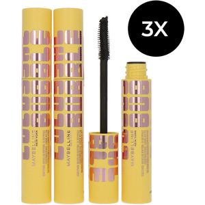 Maybelline Colossal Bubble Mascara - Black (Set van 3)