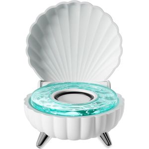 PULUZ Shell Ocean Wave Sfeerverlichting, Shell Bluetooth-luidspreker, Shell Light Strip Bluetooth Ocean Wave-verlichting (wit)