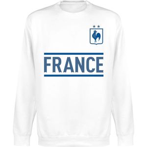 Frankrijk Team Sweater - Wit - S