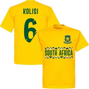 Zuid Afrika Kolisi 6 Rugby Team T-Shirt - Geel - XXXXL