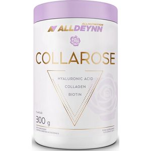 Alldeynn - Collarose - Collageen Poeder - Natural - 300gr - 50 Porties - Hyaluronzuur - Biotine