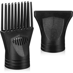 Zeynomax - Universele Plastic Diffuser voor Haardrogers 2 stuks - Gladmakende Accessoires voor Haar - Haardroger Accessoires - Plastic blaaspuit Gereedschap