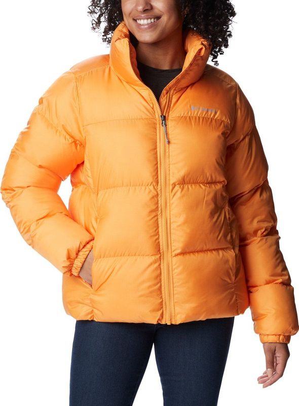 Columbia Puffect Jacket 1864781869, Vrouwen, Oranje, Jasje, maat: S