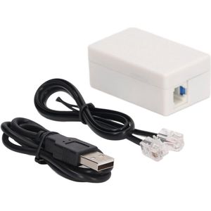 Telefoongesprekrecorder Telefoonlijnopnameapparaat Loop-opname RJ11-interface voor thuiskantoor Analoge telefoonlijnen Ondersteuning 32 GB