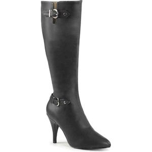 Pleaser Pink Label - DREAM-2030 Laarzen - Paaldans schoenen - 45 Shoes - Zwart
