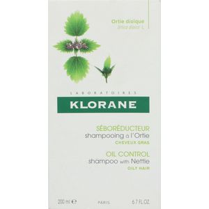 Klorane - Shampoo With Nettle - Šampon pro mastné vlasy Kopřiva