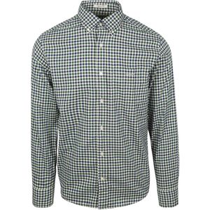 REG - Twill Gingham - T-shirt - Groen