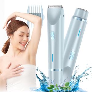 2025 Nieuwe 3 in 1 Ladyshave voor Vrouwen - Scheerapparaat - Gezicht - Waterdicht - Epilator - Oksels - Benen - Bikinilijn - Ladyshaves Bikini - Blauw