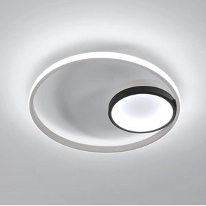 Goeco Plafondlamp - 40cm - Medium - 40W - LED - 4500LM - 6500K - Koel Wit