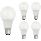 VITO LED Lamp A60 B22 - 9W (vervangt 60W) - 801lm - 4000K - 220-240V - Ø50mm - Energiezuinig - 5 stuks