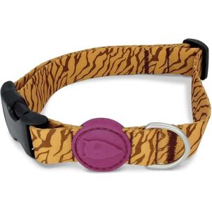 Morso - Halsband Hond - Gerecycled - Jungle Drum - Groen - 30-42X1.5 cm