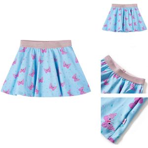 vidaXL Kinderrokje - Kinderrokjes - Kinderrok - Rokje Voor Meisje - Kinderrokje 128 blauw