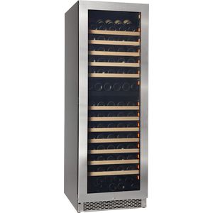 Pevino NG180 - Wijnkoelkast 2 zones - 150 Flessen - Stainless steel front