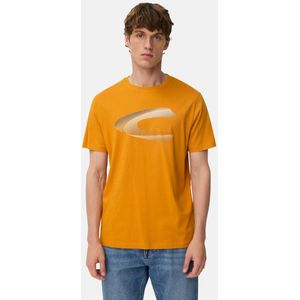 camel active - T-shirt - Geel - Duurzaam Biologisch Katoen